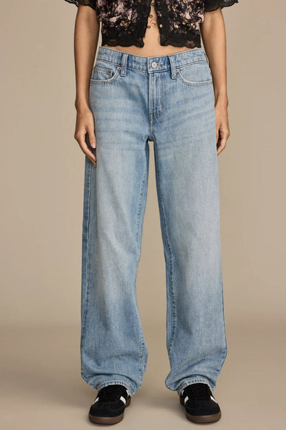 WOMENS LUCKY BRAND THE BAGGY ANKLE LENGTH - TOP NOTCH WASH