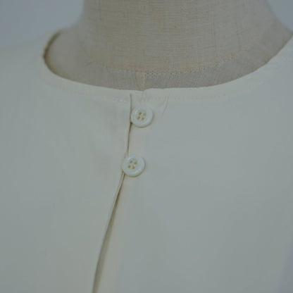 Button-Front Longline Top & Wide-Leg Trouser Set