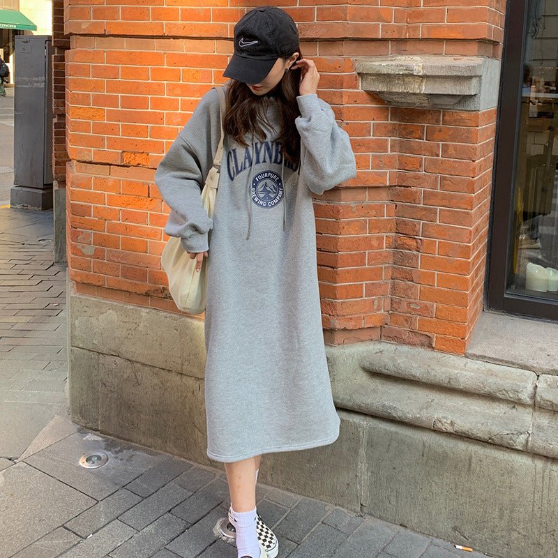 Loose Slim Long Hoodie Sweater