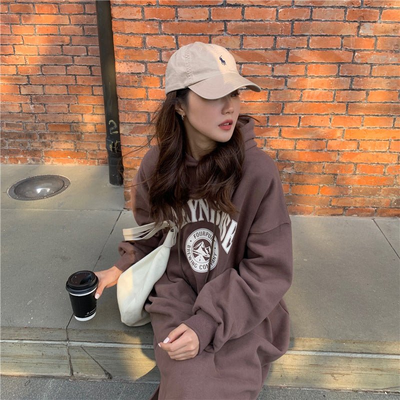 Loose Slim Long Hoodie Sweater