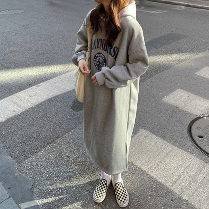 Loose Slim Long Hoodie Sweater