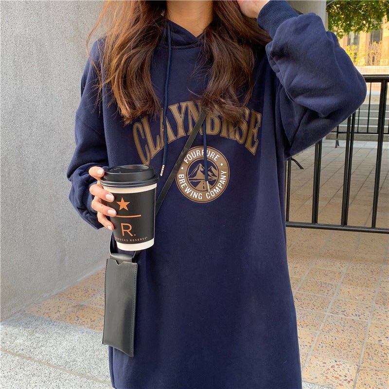 Loose Slim Long Hoodie Sweater