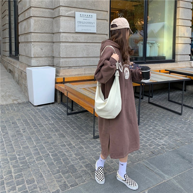 Loose Slim Long Hoodie Sweater