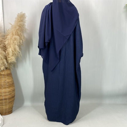 Ruched Drawstring Batwing Top & Wide-Leg Trousers Co-ord Set