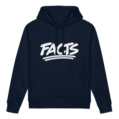Facts Women's Organic Cotton Blend Side Pocket Hoodie Sweatshirt