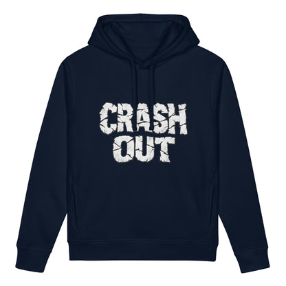 CRASH OUT Women's Organic Cotton Blend Side Pocket Hoodie Sweatshirt