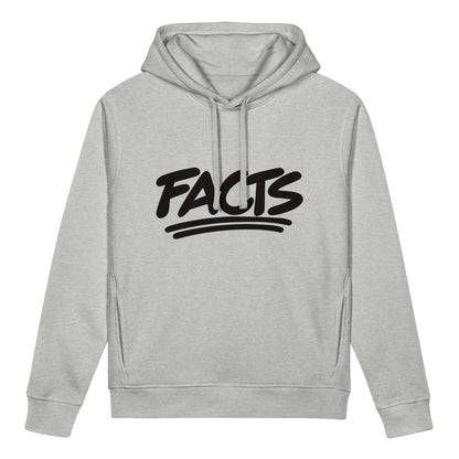 Facts Women's Organic Cotton Blend Side Pocket Hoodie Sweatshirt