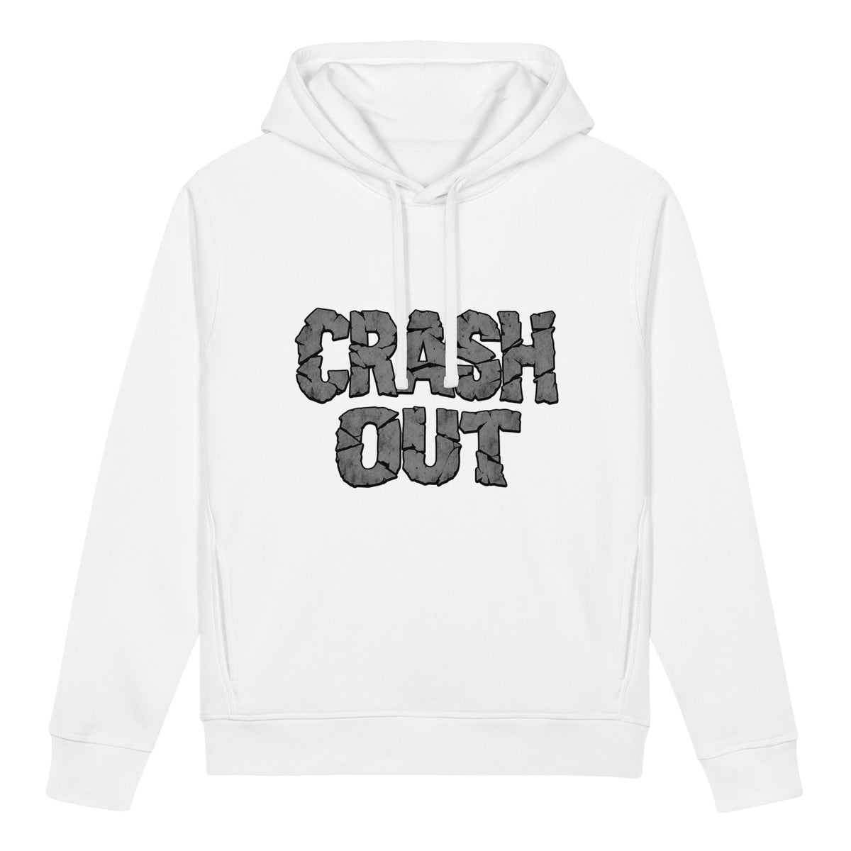 CRASH OUT Women's Organic Cotton Blend Side Pocket Hoodie Sweatshirt